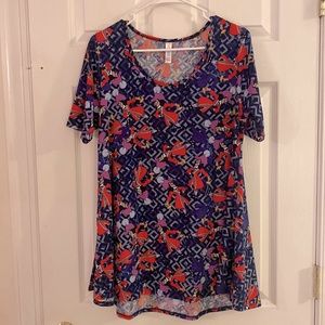 Like NEW - LuLaRoe Captain Hook Tunic Top - oversized Size S - Halloween